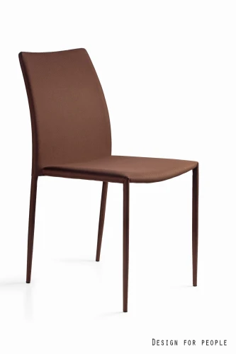 Unique DESIGN PVC brązowy krzesło