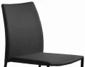 Unique DESIGN PVC czarny krzesło