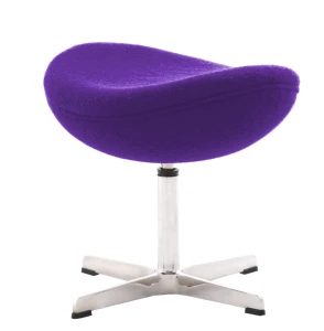 D2.DESIGN Podnóżek Jajo fioletowy kaszmir 4 Premium