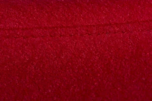 D2.DESIGN Podnóżek Jajo Soft wełna czerwony JA-2712