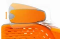 Unique WAU biały stelaż / mango elastomer fotel biurowy
