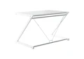 Unique DD Z-LINE COMPUTER DESK biały / białe szkło biurko