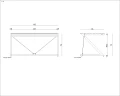 Unique DD Z-LINE MAIN DESK czarny / czarne szkło biurko