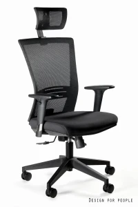 Unique ERGONIC czarny fotel biurowy