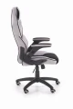 Halmar SONIC fotel gabinetowy czarny / jasny popiel