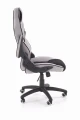 Halmar SONIC fotel gabinetowy czarny / jasny popiel