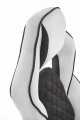 Halmar SONIC fotel gabinetowy czarny / jasny popiel