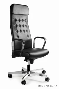 Unique ARES HL czarny fotel gabinetowy