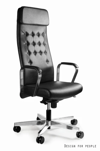 Unique ARES HL czarny fotel gabinetowy