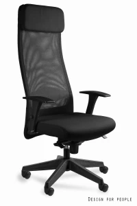 Unique ARES MESH czarny fotel biurowy