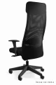 Unique ARES MESH czarny fotel biurowy