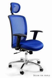 Unique EXPANDER niebieski fotel biurowy