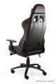 Unique DYNAMIQ V5 czarny / czerwony fotel gamingowy