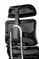 Unique ERGOTECH chrom / czarny fotel biurowy