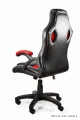 Unique DYNAMIQ V7 czarny / czerwony fotel gamingowy