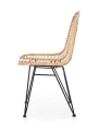 Halmar K337 krzesło rattan naturalny
