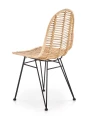Halmar K337 krzesło rattan naturalny