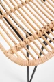 Halmar K337 krzesło rattan naturalny