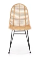 Halmar K337 krzesło rattan naturalny