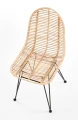 Halmar K337 krzesło rattan naturalny