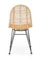 Halmar K337 krzesło rattan naturalny
