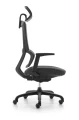 Unique ELEGANCE czarny fotel biurowy
