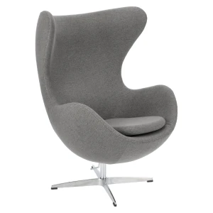 D2.DESIGN Fotel Jajo Antracyt Easy clean Premium