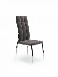 Halmar K416 krzesło popielaty velvet