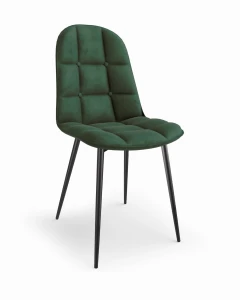 Halmar K417 krzesło ciemny zielony velvet