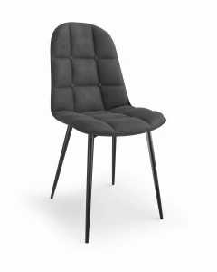Halmar K417 krzesło popielaty velvet