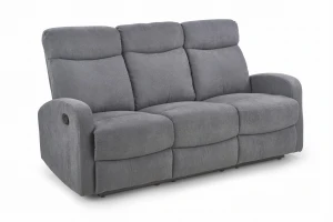 Halmar OSLO 3S zestaw wypoczynkowy, sofa 3S ciemny popiel