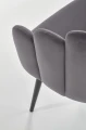 Halmar K410 krzesło popielaty velvet