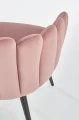 Halmar K410 krzesło różowy velvet