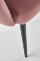 Halmar K410 krzesło różowy velvet