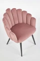 Halmar K410 krzesło różowy velvet