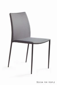 Unique DESIGN PU szary krzesło