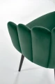 Halmar K410 krzesło c. zielony velvet