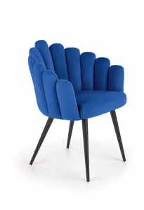 Halmar K410 krzesło granatowy velvet