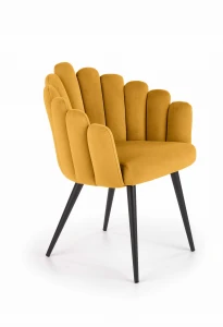 Halmar K410 krzesło musztardowy velvet