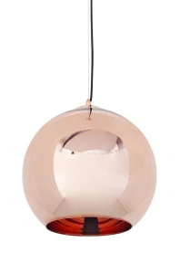 King Home Lampa wisząca BOLLA 35 miedziana - szkło metalizowane