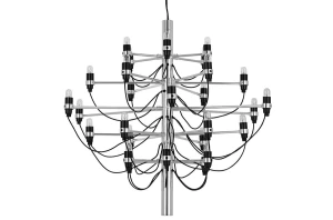King Home Lampa wisząca GINO 85 nikiel - stal węglowa