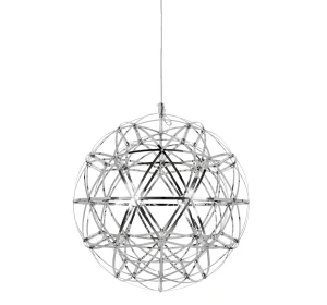 King Home Lampa wisząca STELLAR 45 chrom - LED, stal nierdzewna