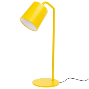 King Home Lampa biurkowa FLAMING TABLE żółta