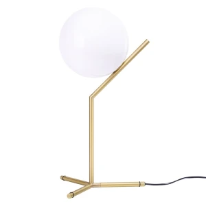 King Home Lampa biurkowa HALM 2 - mosiądz, szkło