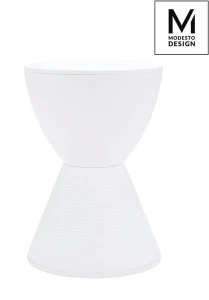 Modesto Design stołek TAMBURO biały - polipropylen