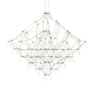 King Home Lampa wisząca CONSTELATION 120 - LED, stal szczotkowana