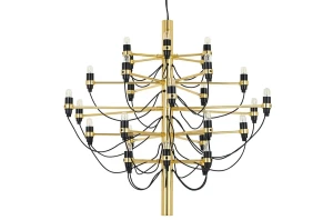 King Home Lampa wisząca GINO GOLD 85 złota  - stal węglowa