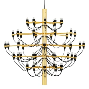 King Home Lampa wisząca GINO GOLD 100 złota - stal węglowa