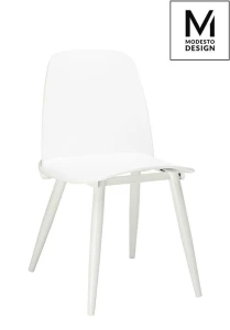 Modesto Design krzesło BOOMER białe - polipropylen, metal