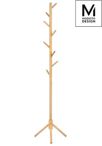 Modesto Design wieszak stojący STICK naturalny - drewno bukowe